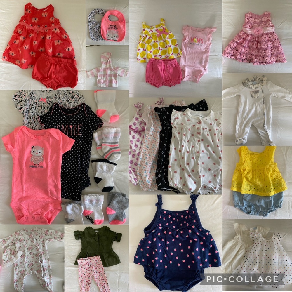 Newborn & 0-3 months Baby Girl lot